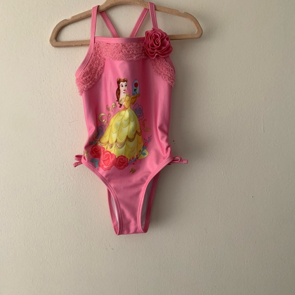 Disney Pink and Yellow One Piece with Snow White Design
